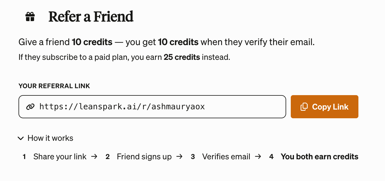 Referral Program